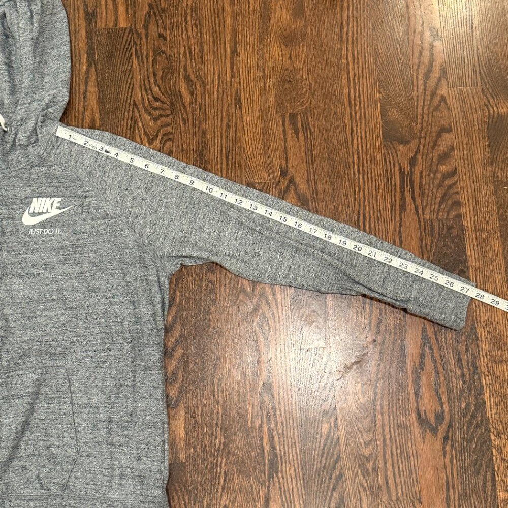 Nike Sportswear Essential Full Zip Hoodie Gray Heather XL - Picture 9 of 11